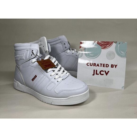 Levi's Shoes - Levi's Women's BB HI UI Fashion High Top Sneakers - White Mono 9.5M